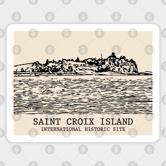 Saint Croix Island International Historic Site Sticker by Lakeric